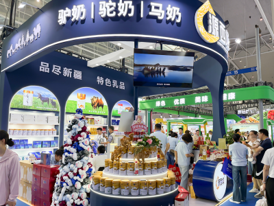 丝路驼铃飘乳香——源西域亮相第九届中国-亚欧博览会，特色乳品引发现场热潮