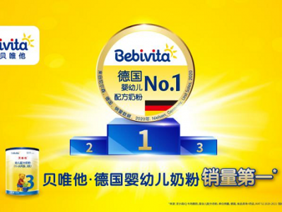 贝唯他再度斩获德国销量冠军,成最受欢迎宝宝奶粉品牌